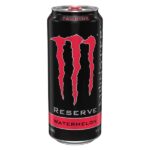Fai il pieno di energia e di gusto! Dolce e saporita, la Monster Energy Reserve Watermelon USA  ti dà subito la carica di cui hai bisogno. È al gusto anguria. Lattina USA da 473 ml con logo Monster e rim rosso. Scopri Monster Energy Reserve Watermelon USA da 473 ml. Attenzione è fuori produzione ultime lattine rimaste