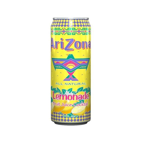 Arizona Lemonade - 680 ml Goditi il sapore vivace, leggermente aspro e vecchio stile della limonata dell'Arizona che porterà le tue papille gustative in un viaggio nella memoria;)