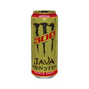 Monster Java 300 Triple Shot Mocha: Caffè premium miscelato con panna e gusto moka cioccolatoso killer... Combinazione assolutamente ingegnosa che soddisferà le tue papille gustative mentre ti sovralimenterà con tonnellate di energia! :) La circonferenza della lattina edizione 2022 con 300 ml di caffè robusto è tutta rossa con la scritta MOCHA SKU: 1021 N