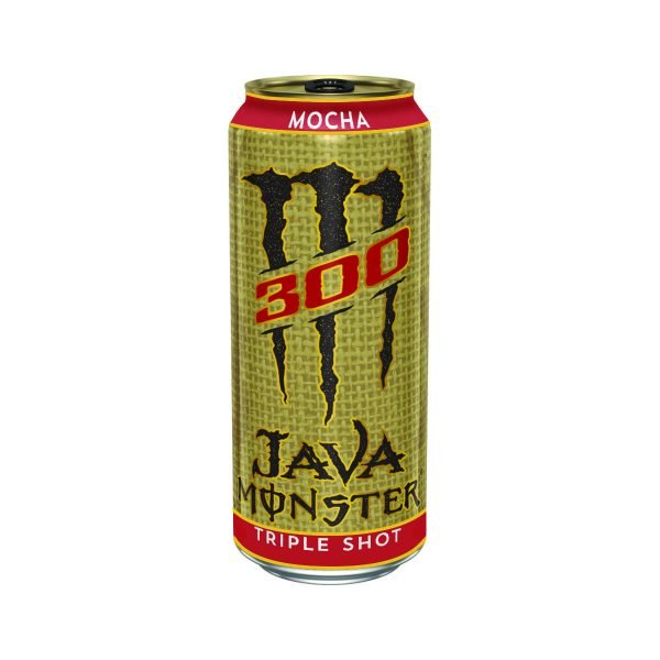 Monster Java 300 Triple Shot Mocha 443 mll Monster Java 300 Triple Shot Mocha: Caffè premium miscelato con panna e gusto moka cioccolatoso killer... Combinazione assolutamente ingegnosa che soddisferà le tue papille gustative mentre ti sovralimenterà con tonnellate di energia! :) La circonferenza della lattina edizione 2022 con 300 ml di caffè robusto è tutta rossa con la scritta MOCHA SKU: 1021 N