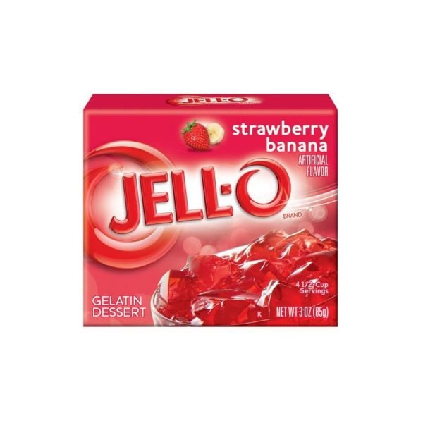 Jell-o Strawberry Banana - 85 gr