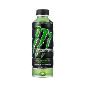 Goditi l'ottimo gusto kiwi della bevanda energetica Monster, che non solo ha un contenuto di zucchero più basso, ma anche una bella bottiglia che si distinguerà sicuramente nella tua collezione :)