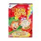 La General Mills da più di quarant’anni, firma la ricetta per uno dei cereali più apprezzati in America: i LUCKY CHARMS. Spesso escono in edizione limitata con delle divertenti varianti nella forma dei marshmallows. Il folletto verde protagonista della confezione, è di buon auspicio per tutti i suoi voraci consumatori. Tutto il sapore dell’avena con deliziosi mini marshmallows colorati. Una garanzia di gusto e qualità! Non perderteli!