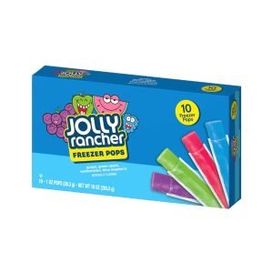 Jolly Rancher Freezer Pops è un preparato per ghiaccioli firmato Jolly Rancher. Basterà metterli nel freezer per un pò ed il gioco è fatto. Gusti: anguria, uva, lampone blu, mela verde.