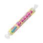 Ecco una versione gigante dei classici Fizzers. Ogni confezione di Fizzers contiene 6 gusti fruttati, ananas esotico, limone piccante, arancia dolce, amarena, lime rinfrescante e delizioso ribes nero. Non contengono coloranti artificiali e sono adatti ai vegetariani.