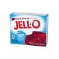 Jell-o Black Cherry Sugar Free - 8,5 gr: preparato per dessert gelatinoso al gusto di amarena, senza zucchero.