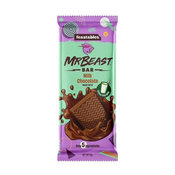 MR Beast BAR Milk Ciocolate - 60 gr