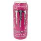 Monster Energy Ultra Rosa PL. E' un energy drink pensato per chi ama i frutti rossi di mirtillo e lampone, arricchiti con limone e ginseng. Il tutto a sole 10 calorie e senza zuccheri aggiunti. Lattina uk da 500 ml con logo Monster su lattina rugosa.