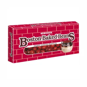 Boston baked beans: sono delle arachidi tostate e caramellate:sono deliziose arachidi ricoperte da un dolce e croccante rivestimento di caramelle.