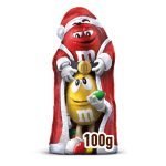 M&M's Santa Shape 100g . Questa cioccolata al latte a forma di statuetta di Babbo Natale, contiene al suo interno un pacchetto di M&M's. Che dire ? Un'idea al quanto brillante e golosissima.