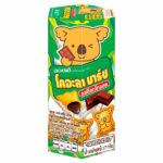 Koala's March Chocolate da 37 gr. Questi biscotti croccanti Giapponesi sono dei piccoli koala con un gustosa crema di cioccolata nel loro intenro.. Provali in questa variante unica che ti porterà direttamente in Giappone al primo morso.