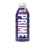 Prime Hydration UFC Blue. Offre un sapore rinfrescante al gusto ai frutti tropicali. Prime è stato sviluppato per colmare il vuoto tra il gusto eccezionale e la funzionalità. Prime è la spinta perfetta per ogni impresa. Con aromi audaci e dissetanti per aiutarti a rinfrescarti, reintegri e rifornirti. Prime contiene 10% Acqua di Cocco 250 mg BCAA Vitamine del gruppo B Antiossidanti Senza Glutine Senza Caffeina.