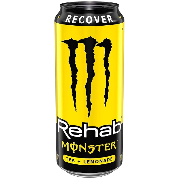 Monster Rehab Recover Tea Lemonade Eu è la nuova versione della Monster Rehab Recover Tea Lemonade. La nuova formula è arricchita nel gusto, ancora più concentrato, di tè non gassato al gusto di limone. Fai il pieno di energia con Monster Rehab Recover Tea Lemonade ! Attenzione ha delle piccole porzioni senza vernice.
