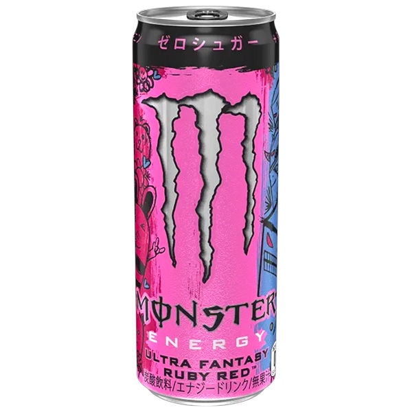 In Monster sogniamo sempre cose nuove e a volte rompiamo completamente le convenzioni. Entra in Monster Ultra Fantasy Ruby Red. Non troppo dolce, non troppo aspro, ha un gusto fresco di agrumi che ti lascerà a bocca aperta. Sebbene sia leggero e facilissimo da bere, è importante per le prestazioni. Ricco di tutta la leggendaria miscela Monster Energy che ti aspetti. Ha zero zuccheri e solo 10 calorie. Imported from JPN In Monster sogniamo sempre cose nuove e a volte rompiamo completamente le convenzioni. Entra in Monster Ultra Fantasy Ruby Red. Non troppo dolce, non troppo aspro, ha un gusto fresco di agrumi che ti lascerà a bocca aperta. Sebbene sia leggero e facilissimo da bere, è importante per le prestazioni. Ricco di tutta la leggendaria miscela Monster Energy che ti aspetti. Ha zero zuccheri e solo 10 calorie. Imported from JPN