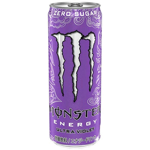 Monster Energy Ultra Violet(TAB Black) - JPN 355 ml. L’energy drink più conosciuto al mondo ci propone questa volta una sfiziosa ricetta al gusto uva. Come per tutte le Monster, questa bibita ha un un elevato contenuto di caffeina e taurina per darti la carica di cui hai bisogno, ma questa volta senza zuccheri e senza calorie. Lattina americana logo Monster su linguetta colorata. Che aspetti a provarla? Scende giù che è una meraviglia! Monster Energy Ultra Violet(TAB Black) - JPN 355 ml. L’energy drink più conosciuto al mondo ci propone questa volta una sfiziosa ricetta al gusto uva. Come per tutte le Monster, questa bibita ha un un elevato contenuto di caffeina e taurina per darti la carica di cui hai bisogno, ma questa volta senza zuccheri e senza calorie. Lattina americana logo Monster su linguetta colorata. Che aspetti a provarla? Scende giù che è una meraviglia!