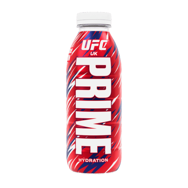 Prime Hydration UFC V3 500 ml Bottle Made in UK. Offre un sapore rinfrescante al gusto di frutti di bosco e agrumi. Prime è stato sviluppato per colmare il vuoto tra il gusto eccezionale e la funzionalità. Prime è la spinta perfetta per ogni impresa. Con aromi audaci e dissetanti per aiutarti a rinfrescarti, reintegri e rifornirti. Prime contiene 10% Acqua di Cocco 250 mg BCAA Vitamine del gruppo B Antiossidanti Senza Glutine Senza Caffeina. Prime Hydration UFC V3 500 ml Bottle Made in UK. Offre un sapore rinfrescante al gusto di frutti di bosco e agrumi. Prime è stato sviluppato per colmare il vuoto tra il gusto eccezionale e la funzionalità. Prime è la spinta perfetta per ogni impresa. Con aromi audaci e dissetanti per aiutarti a rinfrescarti, reintegri e rifornirti. Prime contiene 10% Acqua di Cocco 250 mg BCAA Vitamine del gruppo B Antiossidanti Senza Glutine Senza Caffeina.