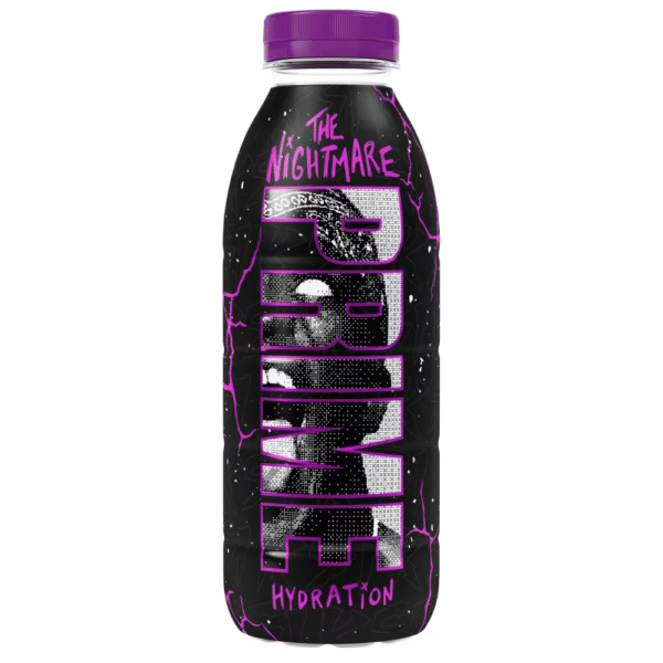 Prime Hydration KSI THE NIGHTMARE 500 ml Bottle Made in UK. Offre un sapore rinfrescante al gusto di crema alla fragola. Prime è stato sviluppato per colmare il vuoto tra il gusto eccezionale e la funzionalità. Prime è la spinta perfetta per ogni impresa. Con aromi audaci e dissetanti per aiutarti a rinfrescarti, reintegri e rifornirti. Prime contiene 10% Acqua di Cocco 250 mg BCAA Vitamine del gruppo B Antiossidanti Senza Glutine Senza Caffeina. Prime Hydration KSI THE NIGHTMARE 500 ml Bottle Made in UK. Offre un sapore rinfrescante al gusto di crema alla fragola. Prime è stato sviluppato per colmare il vuoto tra il gusto eccezionale e la funzionalità. Prime è la spinta perfetta per ogni impresa. Con aromi audaci e dissetanti per aiutarti a rinfrescarti, reintegri e rifornirti. Prime contiene 10% Acqua di Cocco 250 mg BCAA Vitamine del gruppo B Antiossidanti Senza Glutine Senza Caffeina.