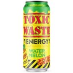 Preparatevi per un'altra folle avventura con i maestri dell'acidità: Toxic Waste Energy Drink Sour Watermelon, che unisce il gusto rinfrescante dell'anguria all'estrema acidità delle leggendarie caramelle. Aggiungete una buona dose di caffeina e avrete la bevanda perfetta per una ricarica immediata.