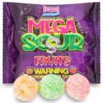 Barnetts Mega Sour Fruits da 104 gr. Cerchi una caramella che ti lasci a bocca aperta? Ecco le Barnetts Mega Sour Fruits Candy, le caramelle più aspre del mondo che stanno conquistando TikTok e gli amanti delle caramelle. Perfette per chi ama il brivido, gli amanti dell'aspro e chiunque voglia aggiungere un tocco di brio alla propria routine di spuntini, queste iconiche delizie sono più di una semplice caramella: sono una sfida. Ogni pacchetto contiene 13 caramella alla frutta