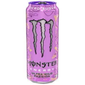 Monster Energy Ultra Wild Passion. Scopri Monster Ultra Wild Passion, l’energia esotica con gusto di frutto della passione e un twist unico. Zero zuccheri, solo 10 calorie, e la classica miscela Monster con 150 mg di caffeina, taurina, L-carnitina e vitamine B. Fresca, intensa e perfetta per ogni momento della giornata. ✨ Made il The USA