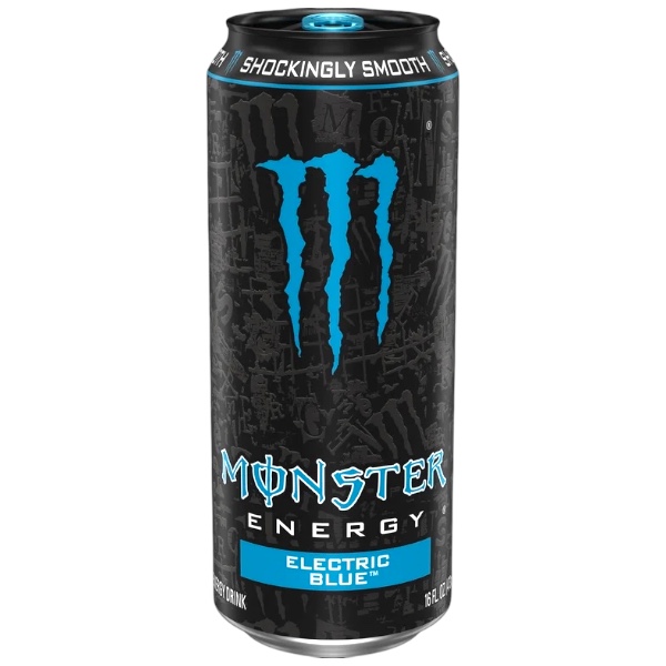 Monster Energy Electric Blue presenta una miscela di lampone blu incredibilmente morbida che offre una carica di energia audace e dolce che amerai. Scatena la tua Bestia interiore con questo nuovo  gusto Monster! Immerse nel nostro stile inconfondibile, queste lattine esplodono di colore e carattere, urlando Monster da ogni angolazione. Made in The USA