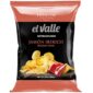 El Valle Extra Crunch Jamón Ibérico da 150 gr. Le El Valle Extra Crunch Jamón Ibérico 120 g racchiudono tutto il sapore autentico della Spagna. Patatine spesse e super croccanti, cotte lentamente e arricchite dal gusto intenso e sapido del prosciutto iberico stagionato. Uno snack gourmet dal carattere deciso, perfetto per aperitivi o momenti di puro piacere. ✨