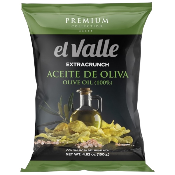 El Valle Extra Crunch Olive Oil con Sal Rosa El Valle Extra Crunch Olive Oil con Sal Rosa da 150 gr. Le El Valle Extra Crunch Olive Oil con Sal Rosa 120 g sono patatine spagnole artigianali, cotte lentamente per una croccantezza eccezionale. Realizzate con olio d’oliva di alta qualità e sale rosa dell’Himalaya, offrono un gusto puro, equilibrato e autentico. Perfette per chi cerca uno snack raffinato e naturale. ✨