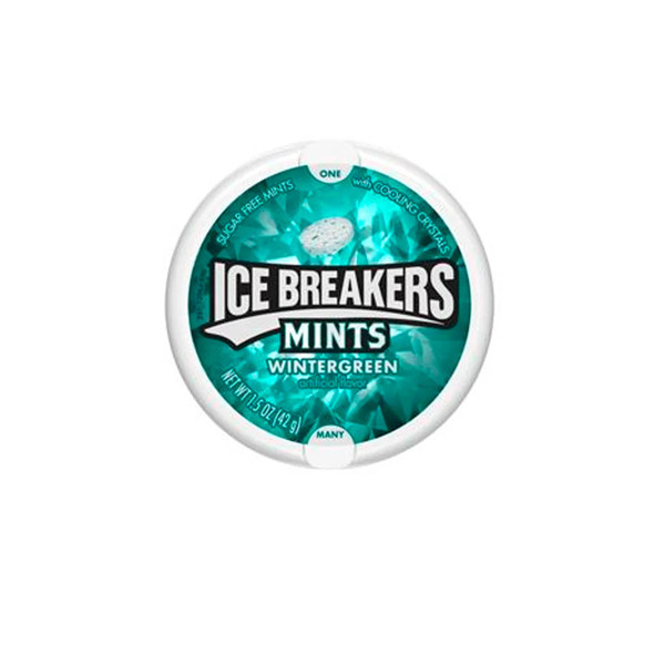 ice breakers wintergreen Ice Breakers Wintergreen 42 gr. Le Ice Breakers Wintergreen sono pastiglie rinfrescanti dal gusto intenso e cristallino di menta dolce wintergreen, pensate per donare una freschezza immediata e duratura. Perfette da tenere in tasca o in borsa, offrono un’esplosione di sapore che lascia l’alito pulito e la bocca piacevolmente fresca.