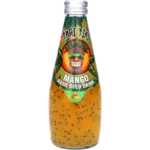 Thai Tiki Mango Basil Seed Drink è una bevanda esotica e rinfrescante che combina il gusto dolce e tropicale del mango con i semi di basilico, apprezzati per la loro consistenza unica e dissetante. Molto popolare in Asia, questa drink è perfetta per chi vuole provare qualcosa di diverso dalle classiche bevande alla frutta. Ottima fredda, ideale nelle giornate calde o come pausa fresca durante la giornata.