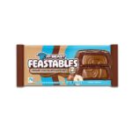 Feastables Mr Beast Hazelnut Cups da 40 gr. Scopri i nuovi Mr Beast Feastables Hazelnut Cups: morbidi gusci di cioccolato al latte ripieni di una crema vellutata alla nocciola che si scioglie in bocca. Uno snack premium, irresistibile e cremoso, creato dal brand di Mr Beast. E' per chi ama i sapori ricchi e avvolgenti. Perfetti per una pausa golosa da veri intenditori. Ogni pacchetto contiene 2 golose coppette.