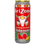 Arizona Cowboy Coktail Watermelon 500 ml.  Una bevanda americana super rinfrescante dal gusto intenso di anguria. Arizona Cowboy Watermelon 500ml Bevanda All'anguria combina dolcezza fruttata e stile iconico AriZona in una bottiglia da 500ml perfetta da bere ghiacciata.