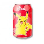 QDOL Pokémon Pikachu Strawberry Soda 330. ml. Bevanda frizzante QDOL Pokémon in edizione Pikachu rossa, gusto fragola frizzante ⚡.La QDOL Pikachu Strawberry Soda è una bevanda asiatica dal gusto dolce e frizzante di fragola. Perfetta da gustare ghiacciata o da collezionare per la grafica iconica di Pikachu. Fa parte della serie limitata di drink Pokémon distribuiti in Asia!