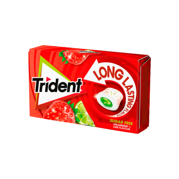 Trident Max Splash Strawberry Lime 22 gr. Scopri l’esplosione di gusto delle Trident Max Splash Strawberry Lime: gomme da masticare senza zucchero con un cuore liquido che unisce la dolcezza della fragola alla freschezza del lime. Perfette per rinfrescare l’alito e soddisfare la voglia di dolcezza senza sensi di colpa, grazie agli edulcoranti a basso contenuto calorico. Il loro sapore intenso e duraturo le rende ideali in ogni momento della giornata. Confezionate in pratici blister, sono sempre pronte a regalarti una pausa di piacere fruttato.
