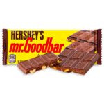 Hershey's Mr Goodbar Peanuts 124 gr. Intenso e bilanciato: 🍫 Cioccolato al latte dolce e vellutato 🥜 Arachidi tostate croccanti e leggermente salate Un morso pieno, classico e sempre appagante.