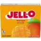 Jell-O Mango 85 gr. La classica gelatina al gusto di mango. E' uno dei dessert di gelatina più popolari d'America. Tutto quello che devi fare è mescolare la polvere con 1 tazza di acqua calda per 2 minuti. Metti un altra tazza di acqua fredda e mescola. Inserisci il liquido in 3 vaschette da 250 ml e riponili in frigorifero per 4 ore. Per una gelatina più gustosa inserisci dei pezzetti di frutta ed aspetta. Un dessert perfetto.