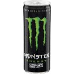 Monster Energy Export 250ml. La versione Export da 250 ml è una variante compatta della classica Monster Energy pensata per chi vuole energia “on-the-go” in un formato pratico. Il sapore è simile a quello del Monster Energy classico, con un profilo leggermente fruttato o tropicale secondo alcuni consumatori — più simile alla versione originale ma con piccole variazioni aromatiche rispetto al formato standard da 500 ml. Made in the Uk.