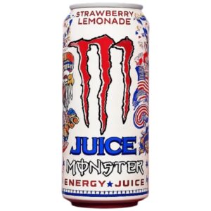 Monster Juice Strawberry Lemonade 473 ml. 🍋 Il Monster Juice Aussie Style Lemonade (solo per esempio di stile simile) anticipa la direzione del nuovo Strawberry Lemonade Juice Monster: una bevanda della gamma Juice Monster con vera polpa di frutta. ✨ Profilo di gusto: miscela dolce di fragola e limonata agrumata, pensata come bevanda estiva intensa.