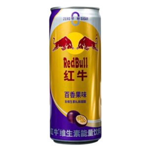 Red Bull Passion Fruit 325 gr. Scopri Red Bull Fruit Passion Asia, l’edizione tropicale esclusiva ispirata ai sapori esotici asiatici. Un mix intenso e rinfrescante di frutta passion che si unisce all’energia inconfondibile di Red Bull. Perfetta da gustare fredda, ideale per chi cerca una bevanda energizzante diversa dal solito, dal gusto fruttato e deciso. Un must per gli amanti delle limited edition internazionali.