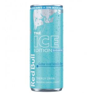 Red Bull Iced Vanilla Berry 250 ml. La Red Bull Iced Vanilla Berry è una edizione dal gusto fresco e vellutato, dove la dolcezza cremosa della vaniglia incontra le note fruttate dei frutti di bosco con un effetto “iced” pulito e rinfrescante. Energizzante iconico con un twist gourmet, perfetto da bere ben freddo per una spinta di energia diversa dal solito, morbida ma decisa.