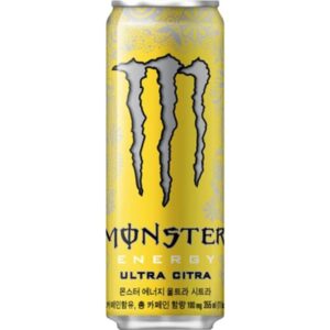 Monster Energy Ultra Citron Korea 355 ml. Monster Energy Ultra Citron offre una carica di energia con un tocco fresco di agrumi. Senza zuccheri e zero calorie, questa variante Ultra unisce note vivaci di limone e lime alla classica spinta energetica Monster. Fresca, frizzante e rigenerante, è perfetta per l’allenamento, le giornate impegnative o ogni volta che serve una carica pulita. Da gustare ben fredda!