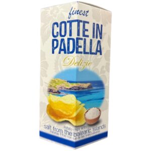 Cotte in Padella Delizie 80 g – Snack Salato Croccante Artigianale. Le Cotte in Padella Delizie sono uno snack salato italiano dalla lavorazione tradizionale: cotte direttamente in padella per ottenere una croccantezza naturale e un gusto pieno, rustico e genuino. Ogni morso sprigiona semplicità e carattere, senza bisogno di aromi artificiali. Perfette per chi cerca uno snack autentico, asciutto, friabile e super soddisfacente.