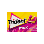 Trident Max Lemon Raspberry 26 gr. Scopri la freschezza fruttata delle Trident Max Raspberry & Lemon: gomme da masticare senza zucchero che combinano la dolcezza del lampone con la vivacità del limone. Perfette per rinfrescare l’alito e soddisfare la voglia di dolcezza senza sensi di colpa, grazie agli edulcoranti a basso contenuto calorico. Il loro sapore intenso e duraturo le rende ideali in ogni momento della giornata. Confezionate in pratici blister, sono sempre pronte a regalarti una pausa di piacere fruttato.
