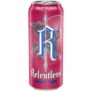 Relentless Fruit Punch è una energy drink dal gusto intenso e tropicale che combina note di frutta rossa e agrumi in una bevanda fresca e altamente energizzante. Perfetta per chi cerca una carica immediata durante studio, lavoro o allenamento, si distingue per il suo sapore deciso e meno “chimico” rispetto alle classiche energy. Ideale da bere ghiacciata per esaltarne tutta la componente fruttata.