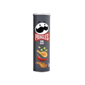 Pringles hot N Spicy CHN 110 gr. Le Pringles Hot n Spicy sono chips a base di patate disidratate con una speziatura piccante a base di peperoncino, paprika e spezie. Il gusto è intenso, leggermente affumicato e progressivamente piccante. Il formato a tubo mantiene la croccantezza e protegge le patatine dalla rottura.