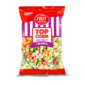 Top Corn Color – Popcorn Dolce di Mais Colorato. Top Corn Colores di Frit Ravich sono deliziosi popcorn ricoperti da una leggera glassatura colorata che li rende irresistibili sia per il gusto che per l’aspetto. Croccanti e divertenti, sono perfetti per feste, cinema a casa o per uno snack originale in qualsiasi momento della giornata. Ogni popcorn è ricoperto da una copertura dolce e aromatizzata alla frutta, che dona ai chicchi i loro vivaci colori e un sapore piacevolmente zuccherino e leggermente fruttato.