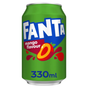 Fanta Mango, frizzante, rinfrescante all'istante, dal gusto delizioso, è prodotta con aromi 100% naturali, succo di frutta ed è senza caffeina. Fanta Mango è una bevanda frizzante dal sapore delizioso e stuzzicante che sorprende con il suo gusto intenso e rinfrescante.