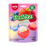 Le Amos Peelerz Gummy Berry Mix 120g sono caramelle gommose innovative con effetto “peelable”: puoi sbucciarle come un frutto prima di mangiarle. Questa versione da 120g è perfetta per chi vuole più quantità e condivisione, con un mix di gusti ai frutti di bosco e una consistenza unica doppio strato: esterno più compatto e interno morbido. Un prodotto virale che sta spopolando sui social.