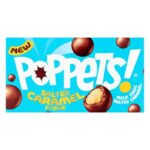 I Poppets Milk Choc Coated Salted Caramel Fudge sono piccole sfere super “poppable” con cuore morbido di fudge al caramello salato ricoperte da uno strato di cioccolato al latte. Il mix è quello perfetto: 👉 dolce + salato + cremoso Snack tipico UK, ideale da condividere o da mangiare uno dopo l’altro (e finiscono subito).