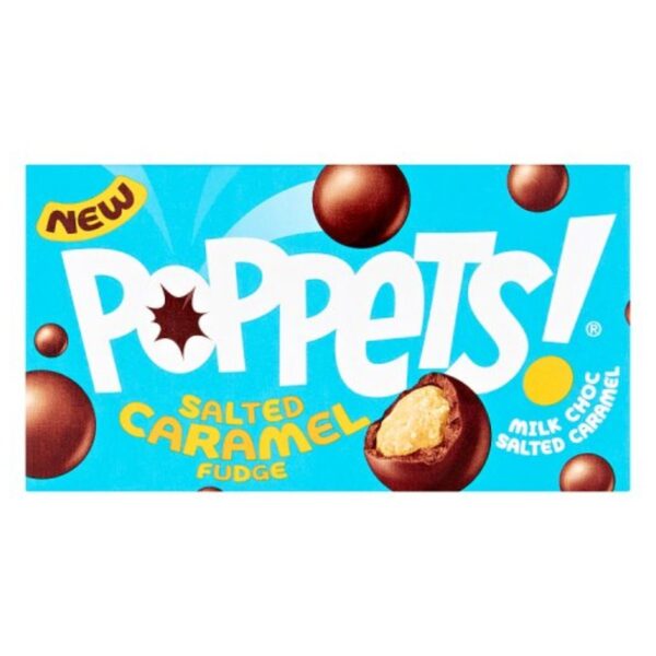 I Poppets Milk Choc Coated Salted Caramel Fudge sono piccole sfere super “poppable” con cuore morbido di fudge al caramello salato ricoperte da uno strato di cioccolato al latte. Il mix è quello perfetto: 👉 dolce + salato + cremoso Snack tipico UK, ideale da condividere o da mangiare uno dopo l’altro (e finiscono subito).