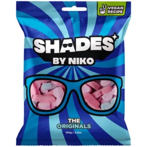 Le Shades by Niko The Original sono caramelle gommose virali, famose per i loro colori accesi, consistenza morbida e gusti fruttati intensi. Un prodotto hype che sta spopolando online, perfetto per chi cerca candy diverse dal solito, con texture piacevole e gusto forte.